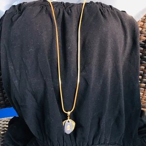 Liz Claiborne Gold Xcivixcv Crest Locket